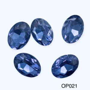 Oval crystals – 5pcs