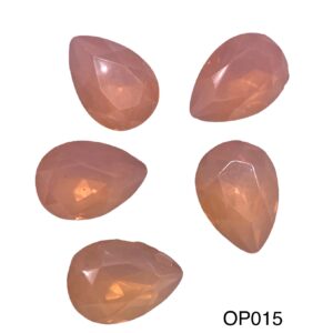 Large teardrop crystals – 5pcs