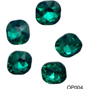 Slightly square crystals – 5pcs