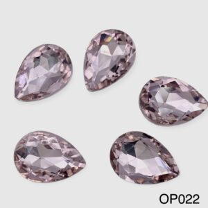 Large teardrop crystals – 5pcs