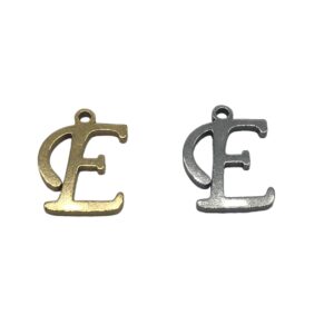 Alphabet charms -  letter E
