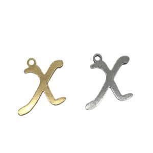 Alphabet charms -  letter X