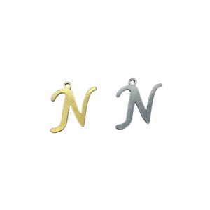 Alphabet charms -  letter N