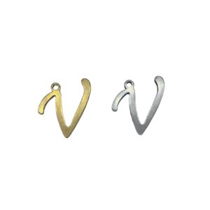 Alphabet charms -  letter V