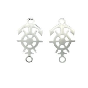 Metal steering wheel jewelry charms (2pics)