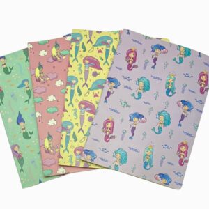 A4 Mermaid Notebook