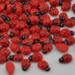Mini wooden ladybugs/ladybird
