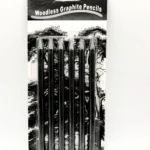 Woodless graphite pencils
