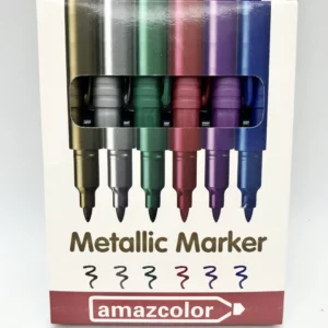 Metallic markers 6pcs