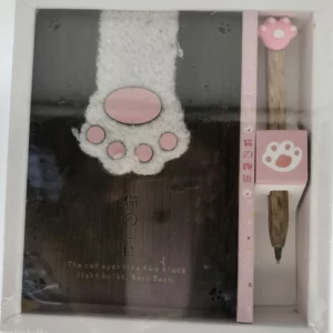 A5 notebook and pen set (dark wood)