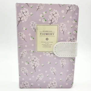 Lilac Flowery A6 Notebook