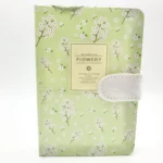 Green Flowery A6 Notebook