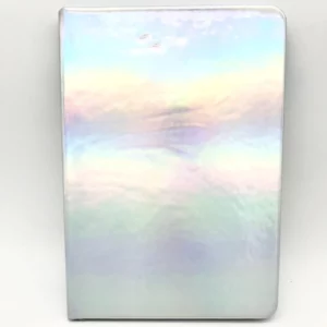 Silver holographic notebook A5