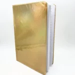 Gold holographic notebook A5