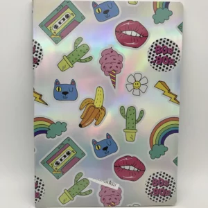 Holographic 80-90s A4 Notebook