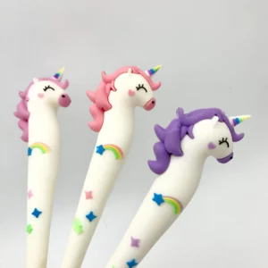 Rainbow unicorn gel pen