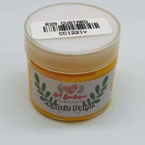 Custard Fabric Paint 50ml