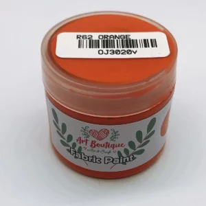 Orange Fabric Paint 50ml