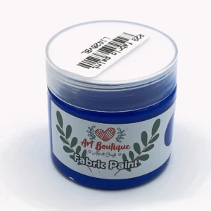 Electric Blue Fabric Paint 50ml
