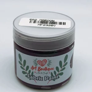 Maroon Fabric paint maroon 50ml