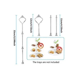 Stand for cake tray (silver)