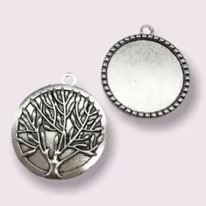 Earrings / pendants metal base 02 (2pics)