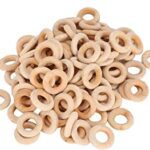 Wooden small rings 5pcs