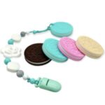 Biscuit silicone teething chain