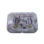 Jewelry metal box lavender 02