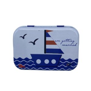 Jewelry metal box boat 03
