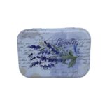 Jewelry metal box lavender 011