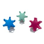 Star silicone teether clips 1pc
