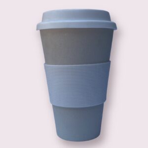 Eco bamboo white coffee cup