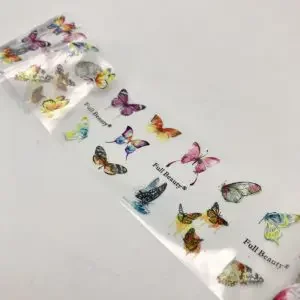 Transfer foil for nail art Butterfly FBB72