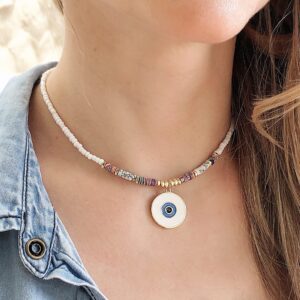 Evil Eye Handmade Choker Necklace 07