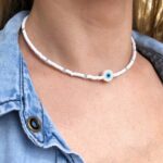 Evil Eye Handmade Choker Necklace 06