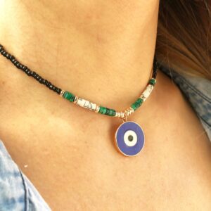 Evil Eye Handmade Choker Necklace 21