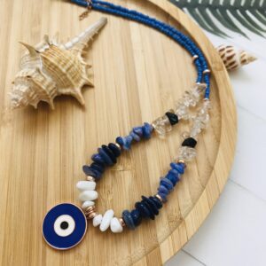 Evil Eye Handmade Choker Necklace F23