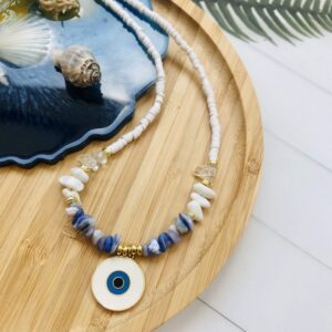 Evil Eye Handmade Choker Necklace F18