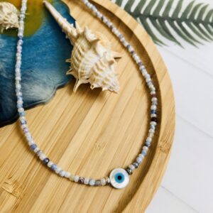 Evil Eye Handmade Choker Necklace 15