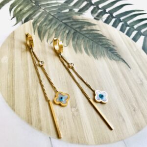 Evil Eye Earrings - Gold 3