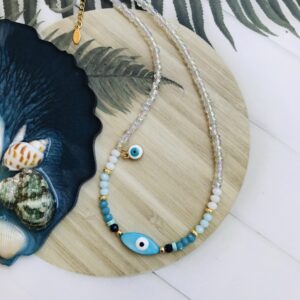 Evil Eye Handmade Choker Necklace 42