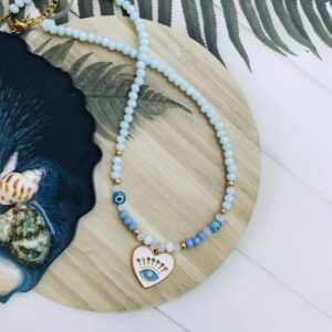 Evil Eye Handmade Choker Necklace 48