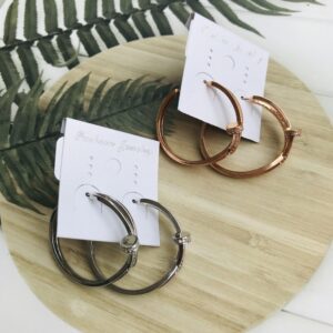 Circle Stud Earrings 25
