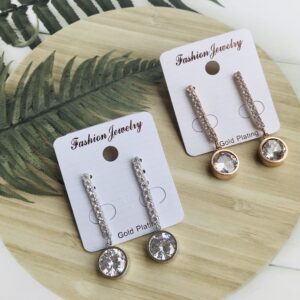 Rhinestone Drop Earrings 21