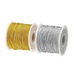 1mm Metallic Rope Thread 20m Roll