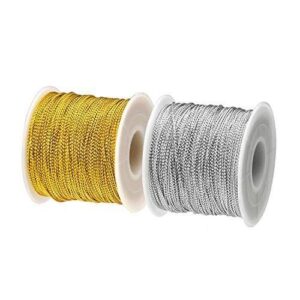 1mm Metallic Rope Thread 20m Roll