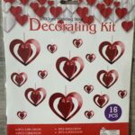 3D Hanging Valentine's Decorating Kit 16pcs