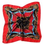 #01 Fashion Printed Silk Scarf