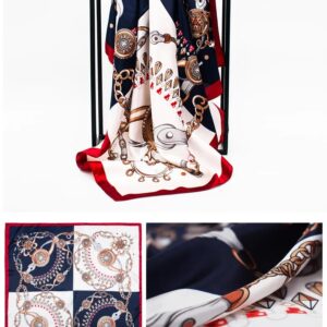 #03 Fashion Printed Silk Scarf